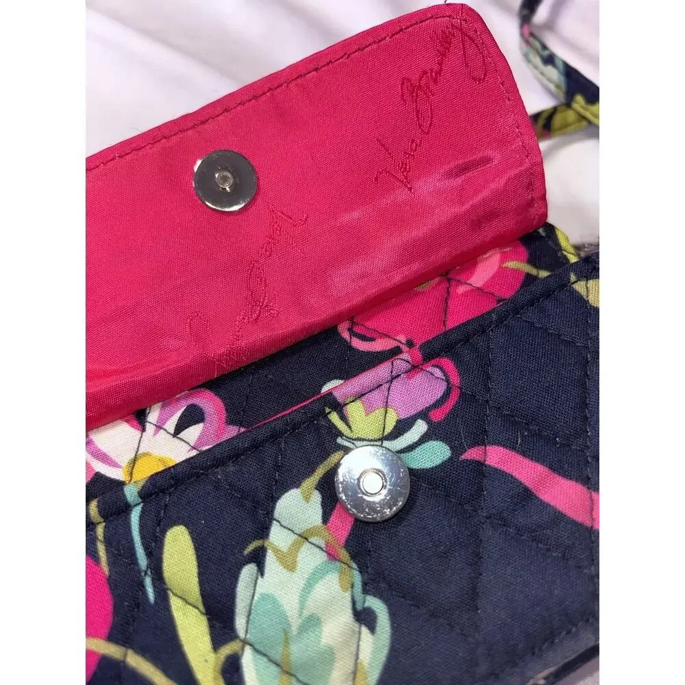 Vera Bradley Ribbons Crossbody Wallet Clutch Purse Discontinued Pattern
